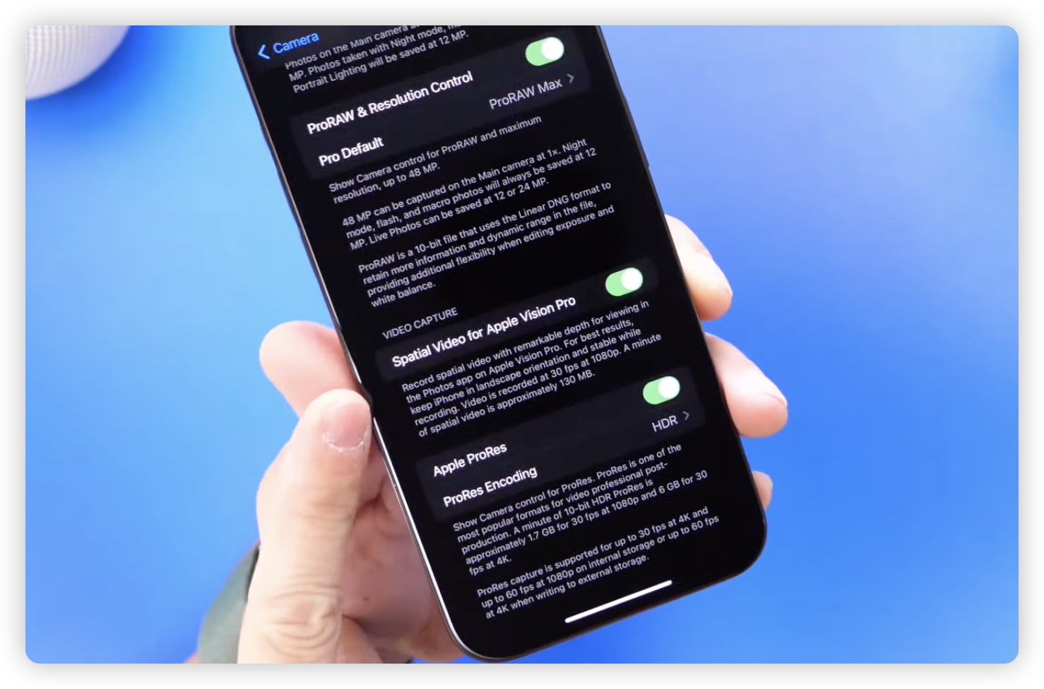 iOS 17.2 Beta 2 Spatial Video 空間影像