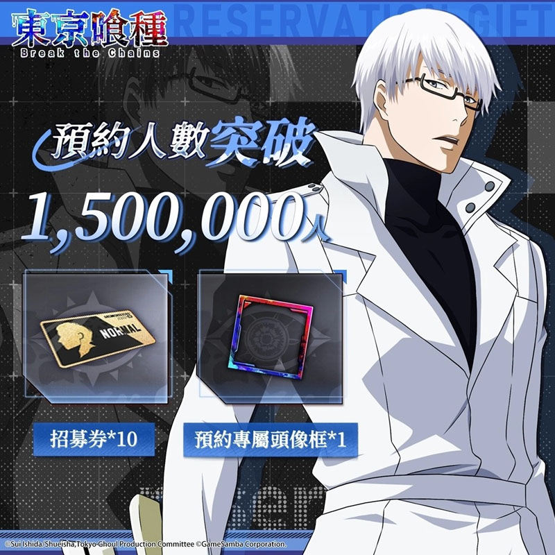 東京喰種 Break the Chains 動畫漫改手遊 策略 卡牌