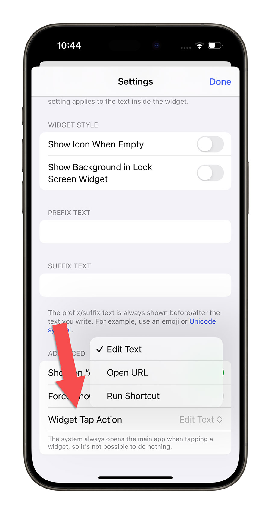 iPhone 鎖定畫面 加文字 Widget