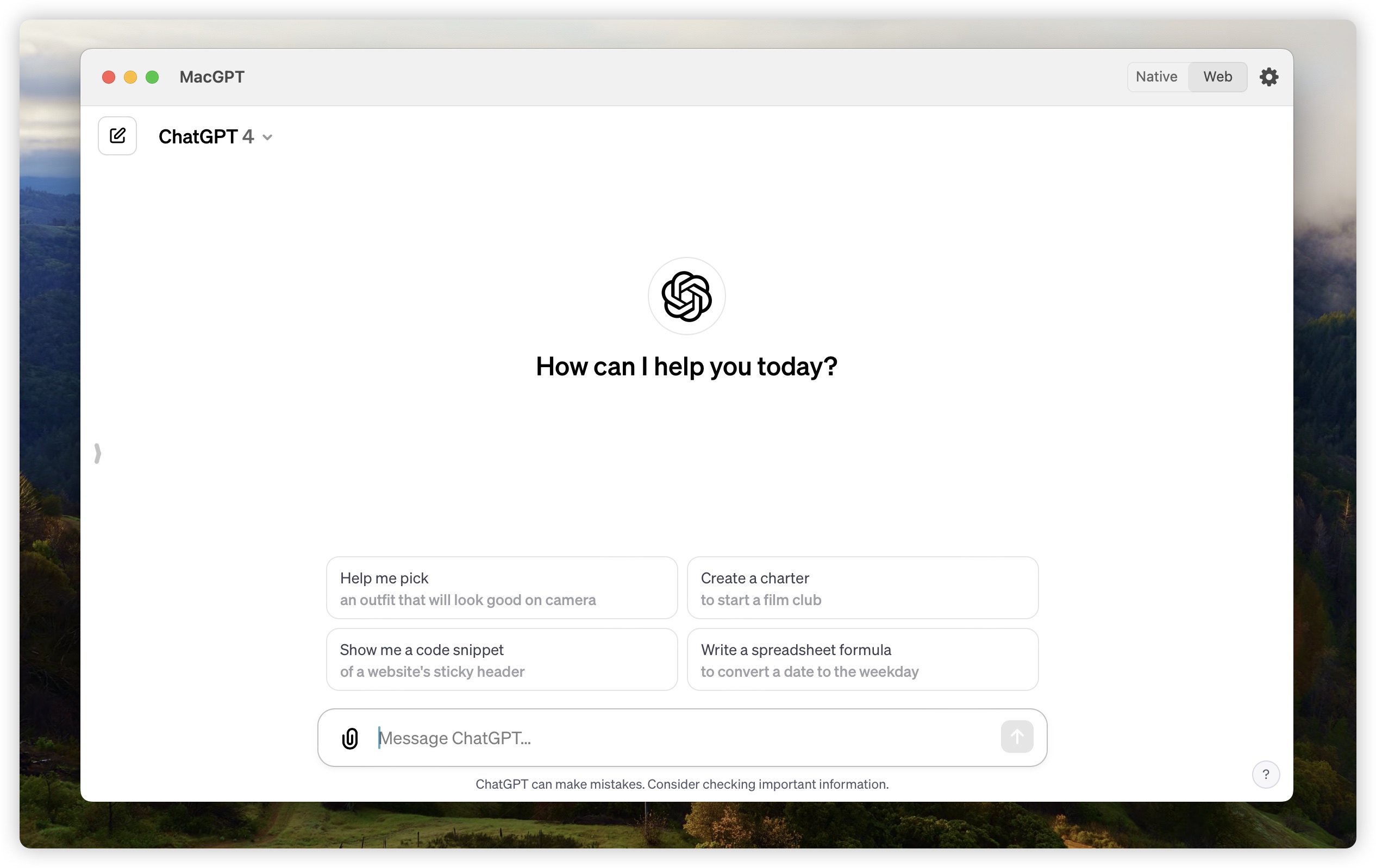 MacGPT AI ChatGPT OpenAI