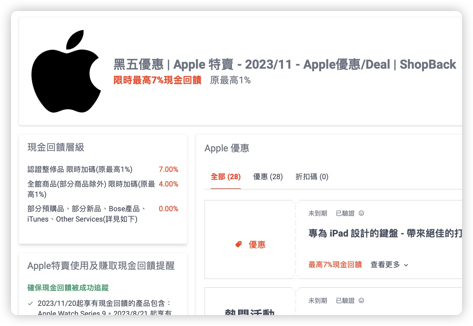 ShopBack 現金回饋 返現 導購