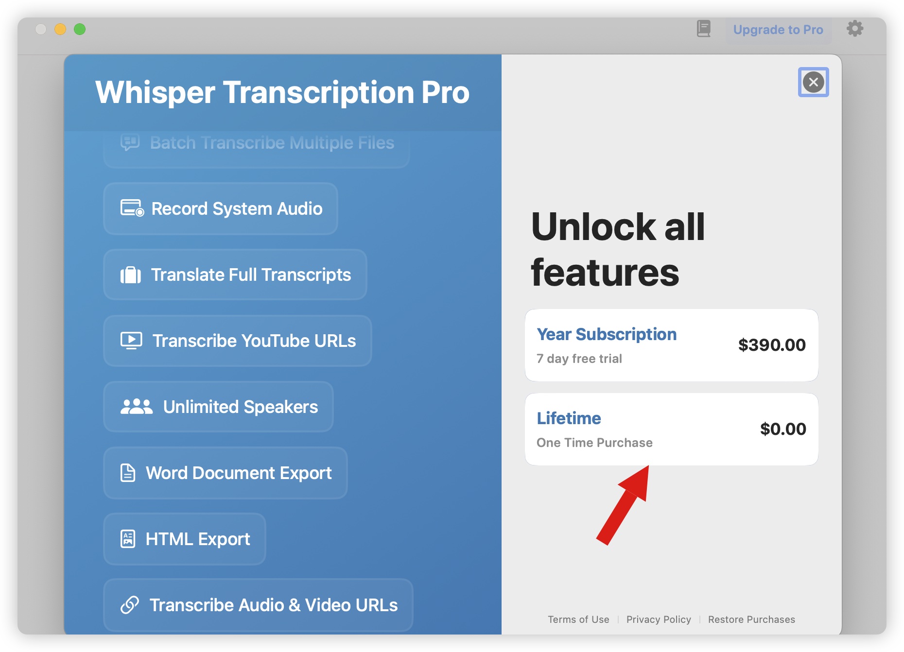 MacWhisper 限時免費 語音轉文字