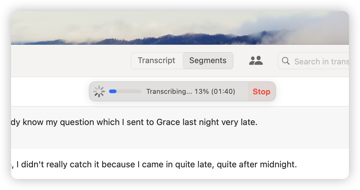 MacWhisper 語音轉文字
