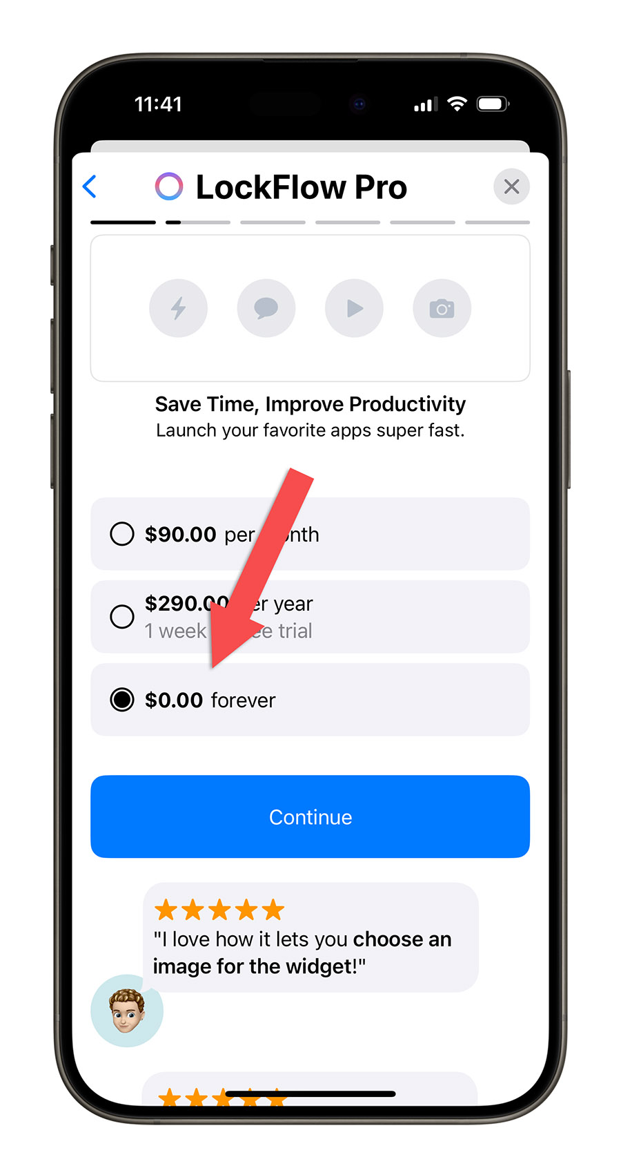 iPhone 鎖定畫面 App LockFlow Widget