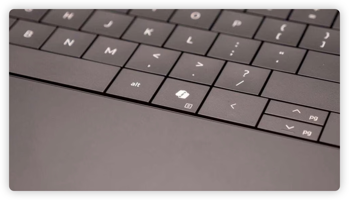 Microsoft Copilot 實體按鍵 鍵盤 微軟