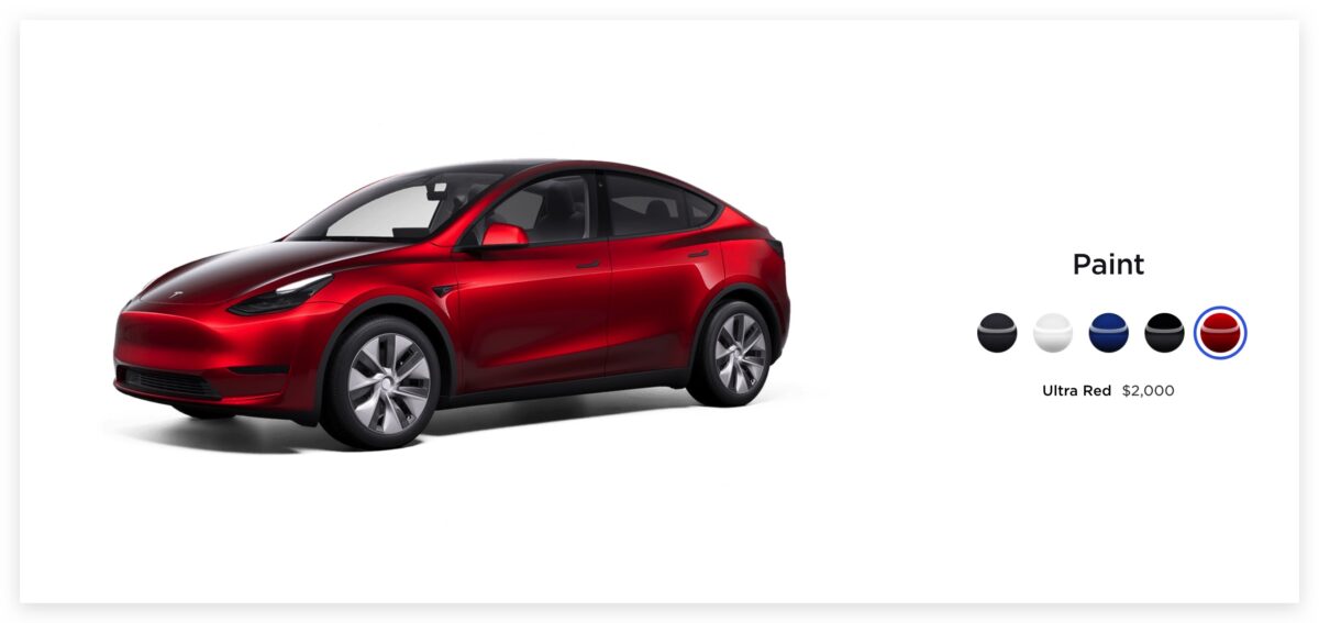 特斯拉 Tesla Model Y 烈焰紅 低調夜幕灰