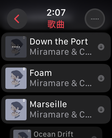 Apple Watch watchOS Apple Watch 下載音樂 Apple Music
