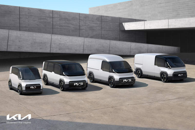KIA PBV PBV 模組化電動車平台 KIA Concept PV5 KIA Concept PV7 KIA Concept PV1