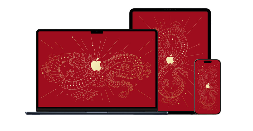蘋果龍年桌布 桌布 iPhone 桌布 Mac 桌布 iPad 桌布