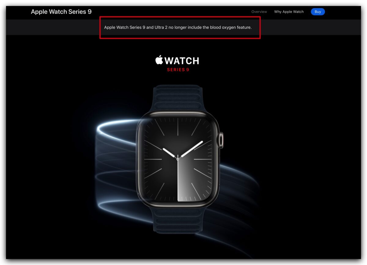 Apple Watch watchOS 血氧 Apple Watch Series 9 Apple Watch Ultra 2 Masimo