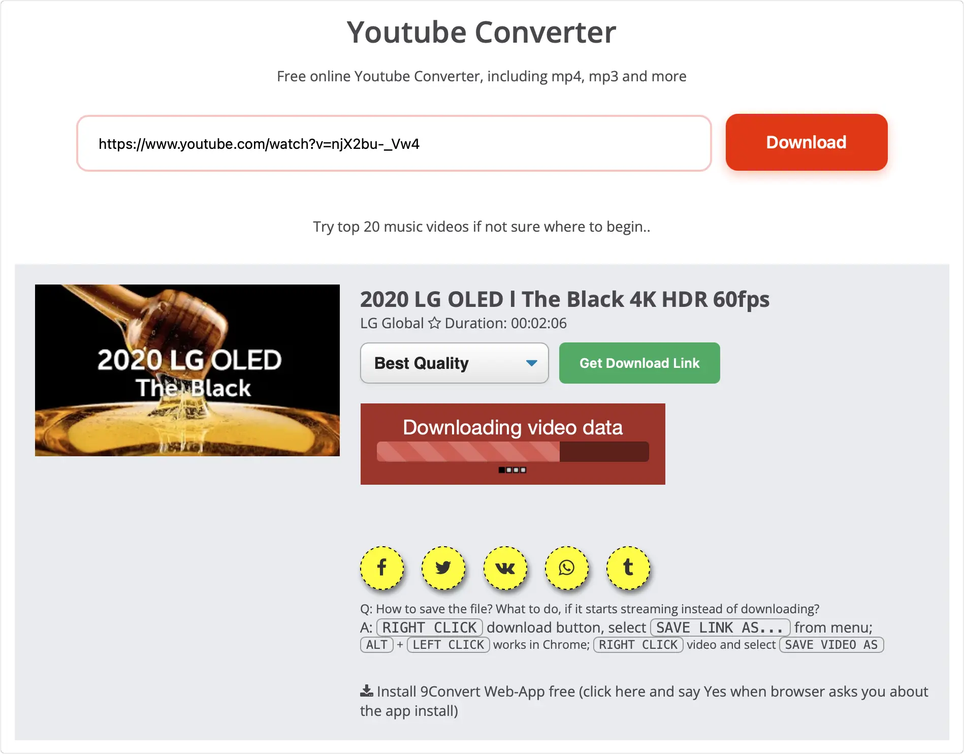 YouTube 影片下載