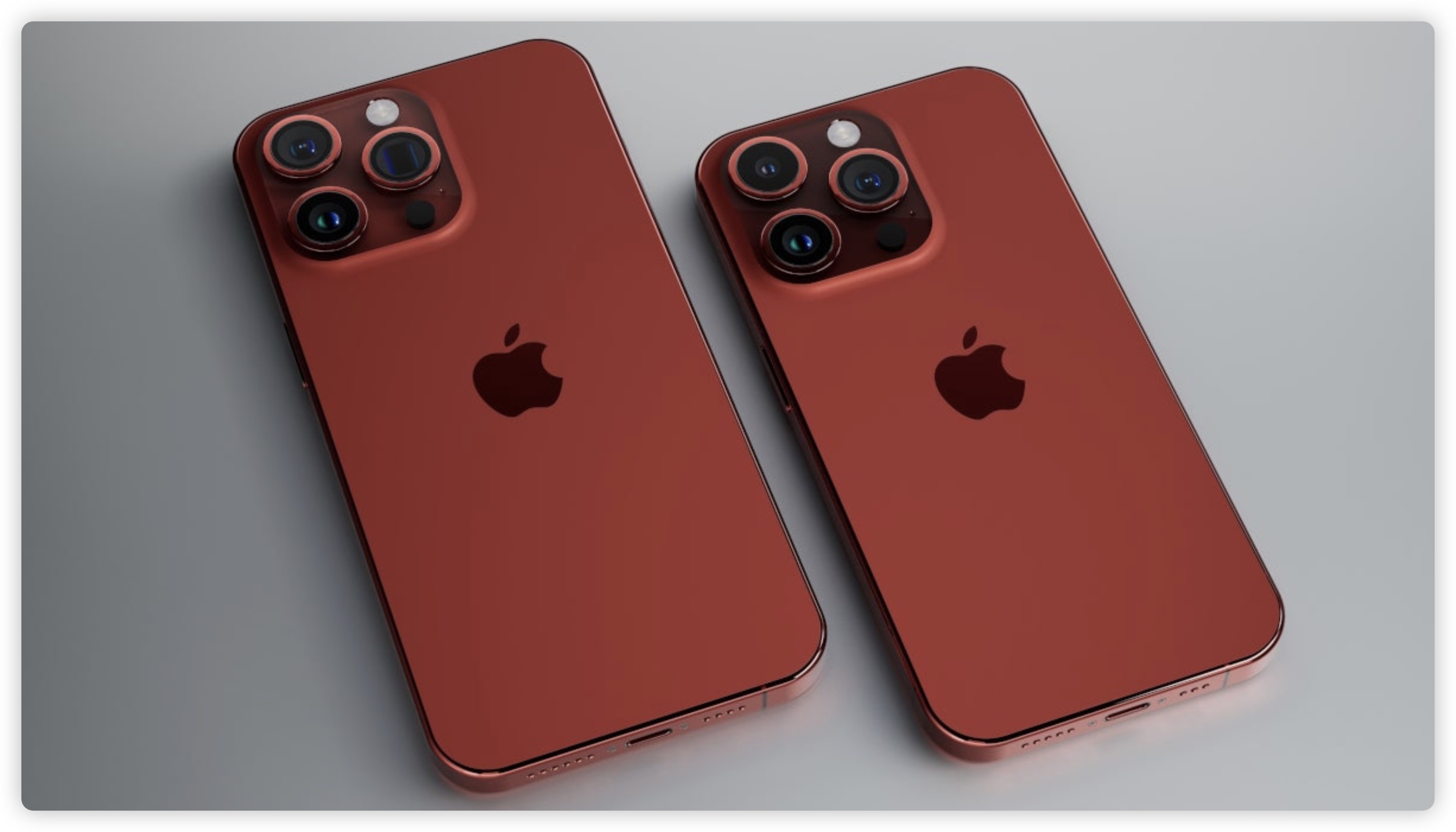Red iPhone 15