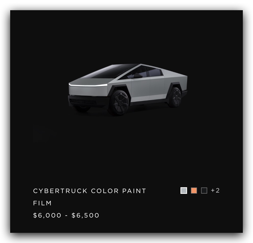 特斯拉 Tesla Cybertruck 包膜 全車包膜 改色
