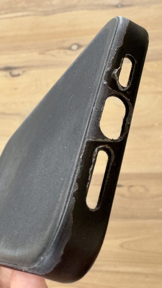 iPhone FineWoven 保護殼 災情