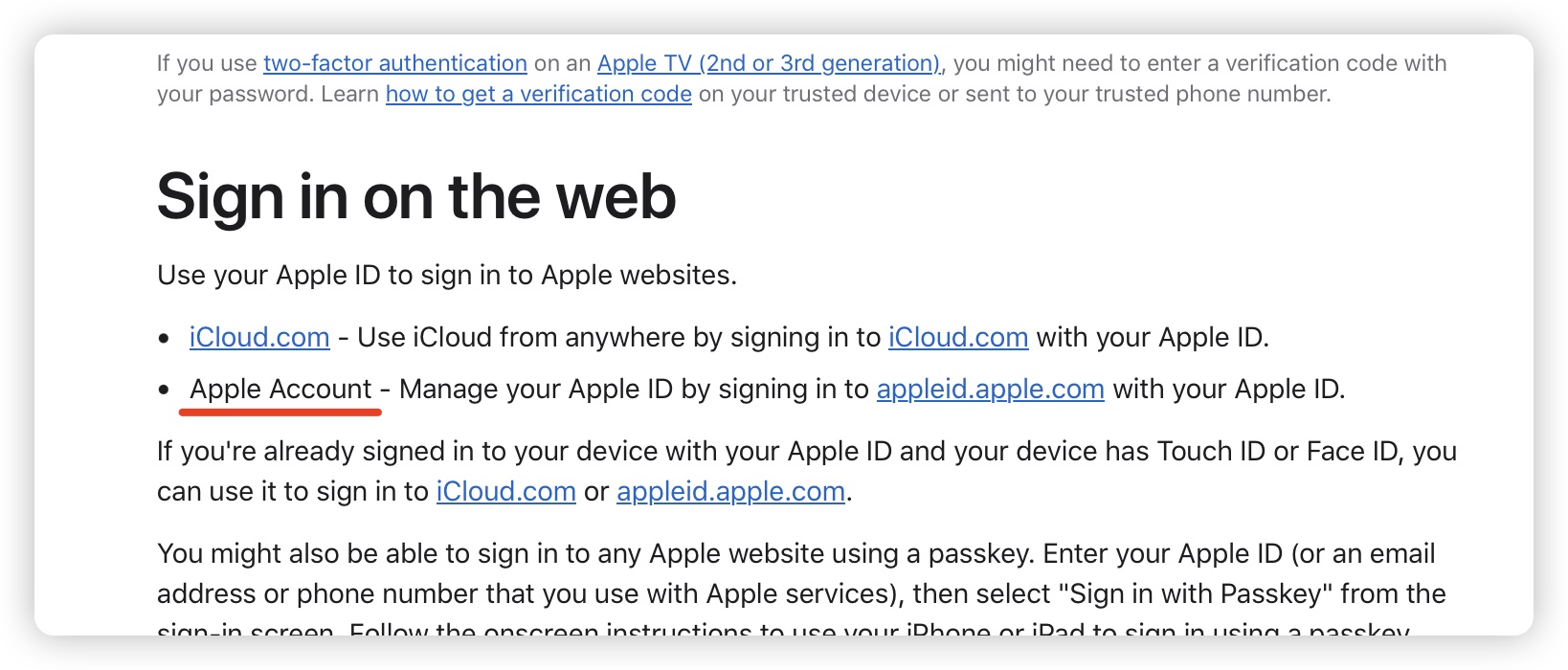 Apple ID Apple Account