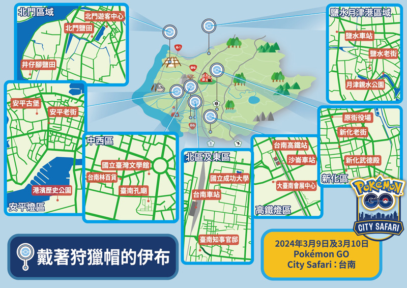 Pokémon GO City Safari 台南 寶可夢