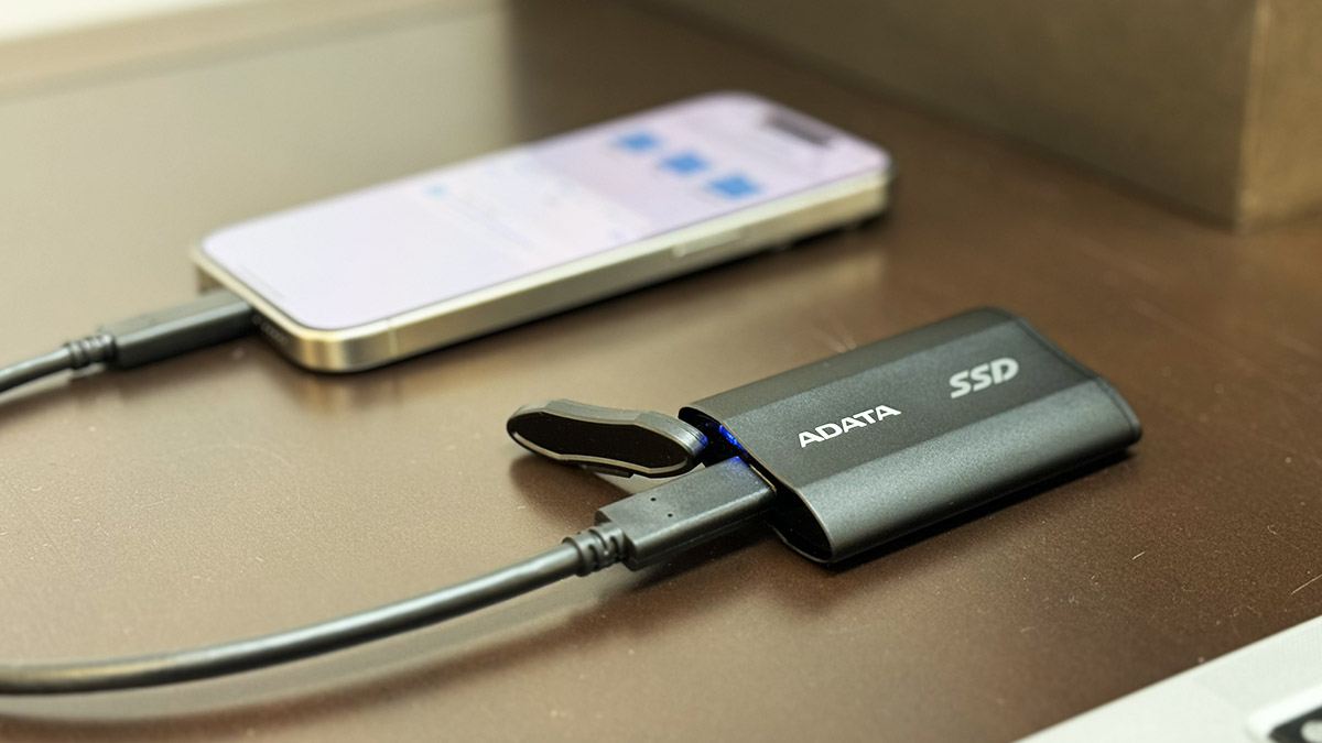 ADATA SD810 外接 SSD 高速硬碟 iPhone 15 USB-C Type-C