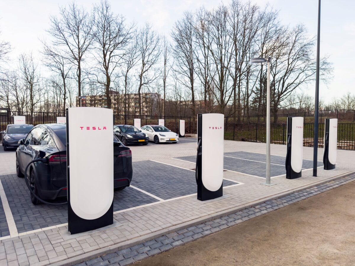 特斯拉 Tesla 超充站