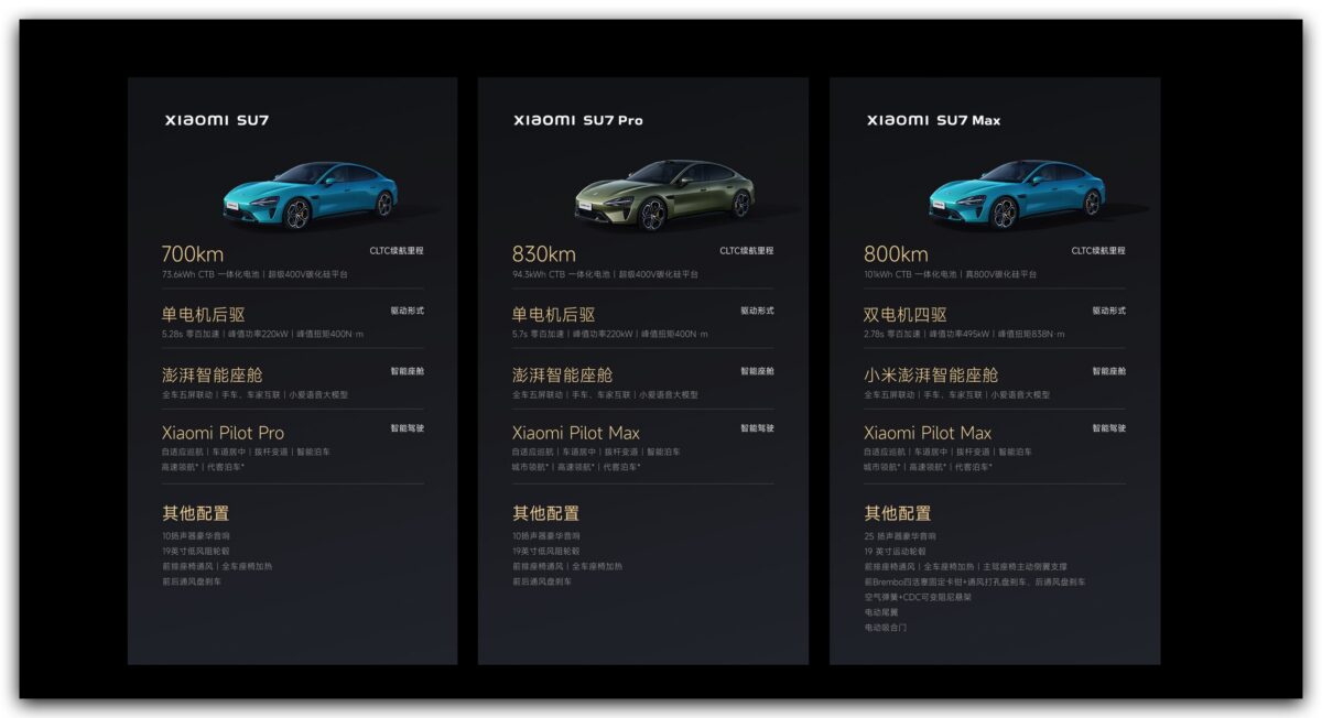 小米 SU7 小米 SU7
