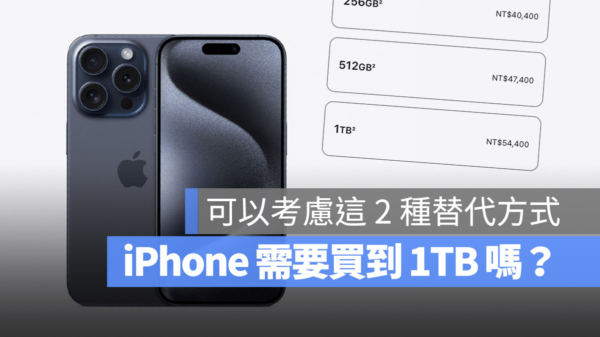 iPhone 1TB 空間 容量 夠嗎 iCloud SSD