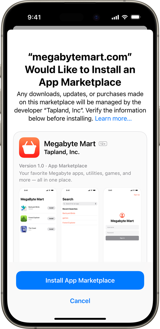 第三方 App Store iOS 17.4
