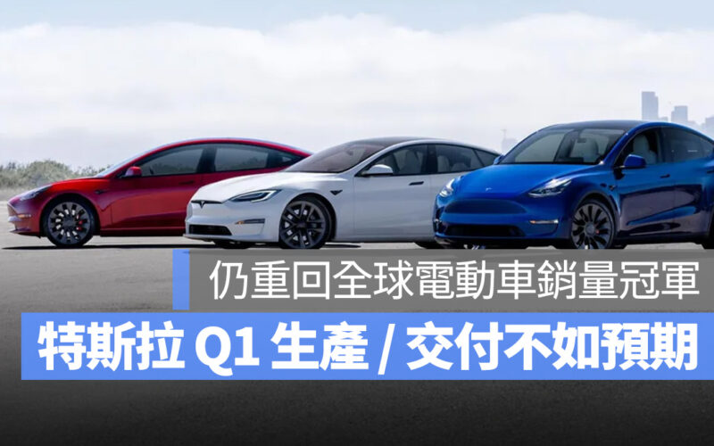 Tesla 特斯拉 2024 Q1 交付 / 生產狀況