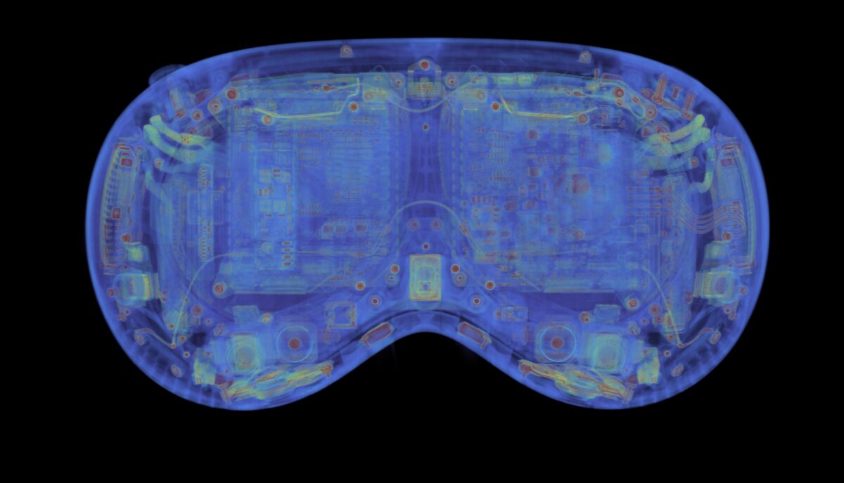 Apple Vision Pro Vision Pro 電腦斷層掃描圖