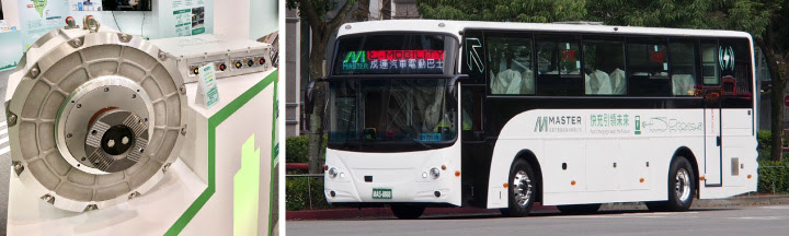 成運汽車發表600hp直驅中央馬達與 218kWh長途城際快充電巴