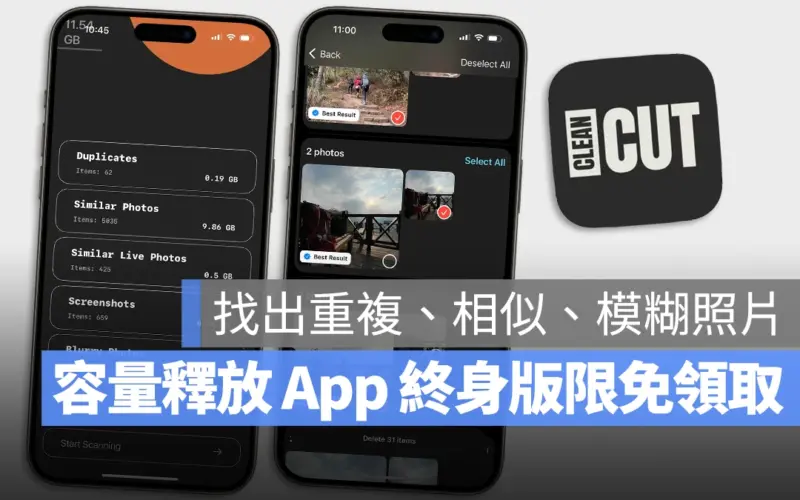 Clean Cut 照片清除 空間釋放 限時免費 App