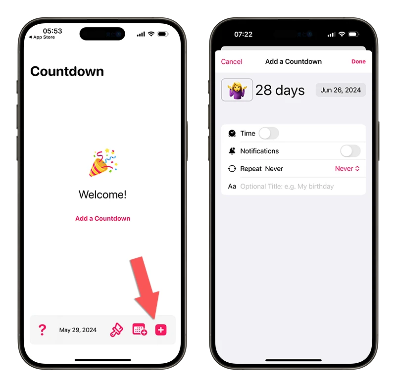 iPhone 倒數計時 倒數日 Countdown With Emoji App