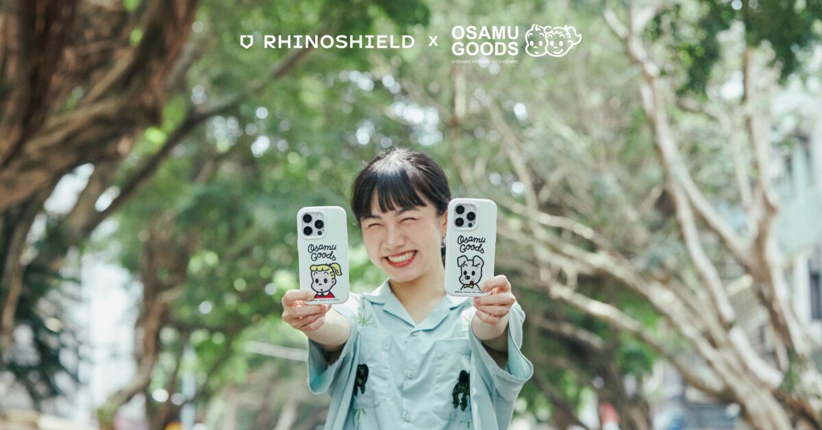 RHINOSHIELD 犀牛盾結合經典不敗的色系、圖騰與態度，推出 OSAMU GOODS 聯名產品