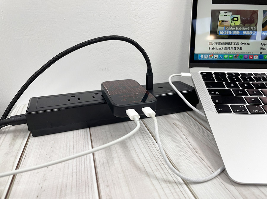 Innfact 快充豆腐乾 GaN 快充充電器 65W 快充 100W USB-C 延長線