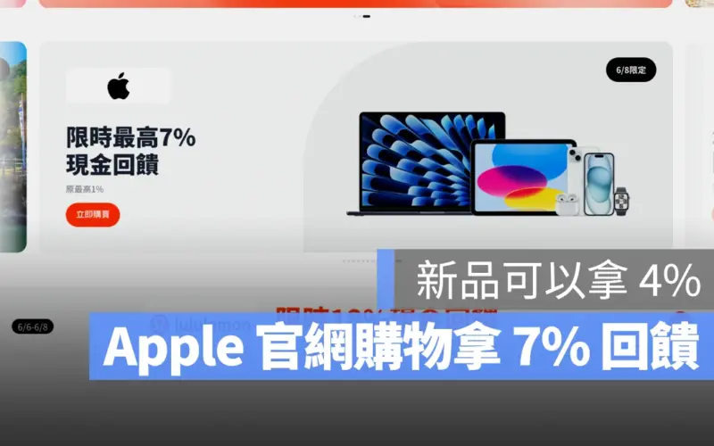 Apple 認證整修品 ShopBack 返現回饋