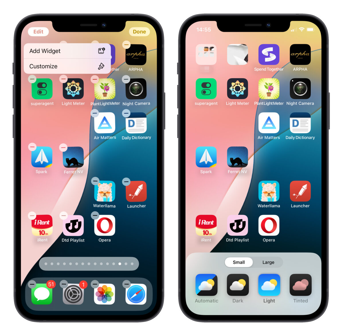 iPhone iOS iOS 18 iOS 18 新功能 主畫面 全新主畫面編排