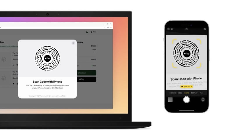 iOS 18 Apple Pay Code Scan Mac PC