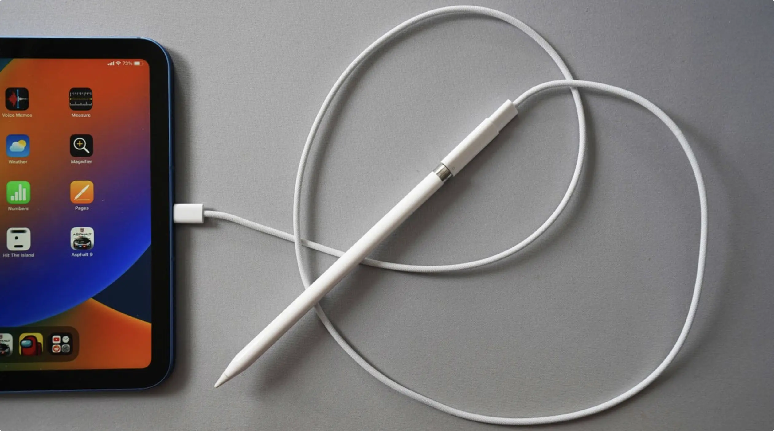 iPad 10 Apple Pencil 1 充電
