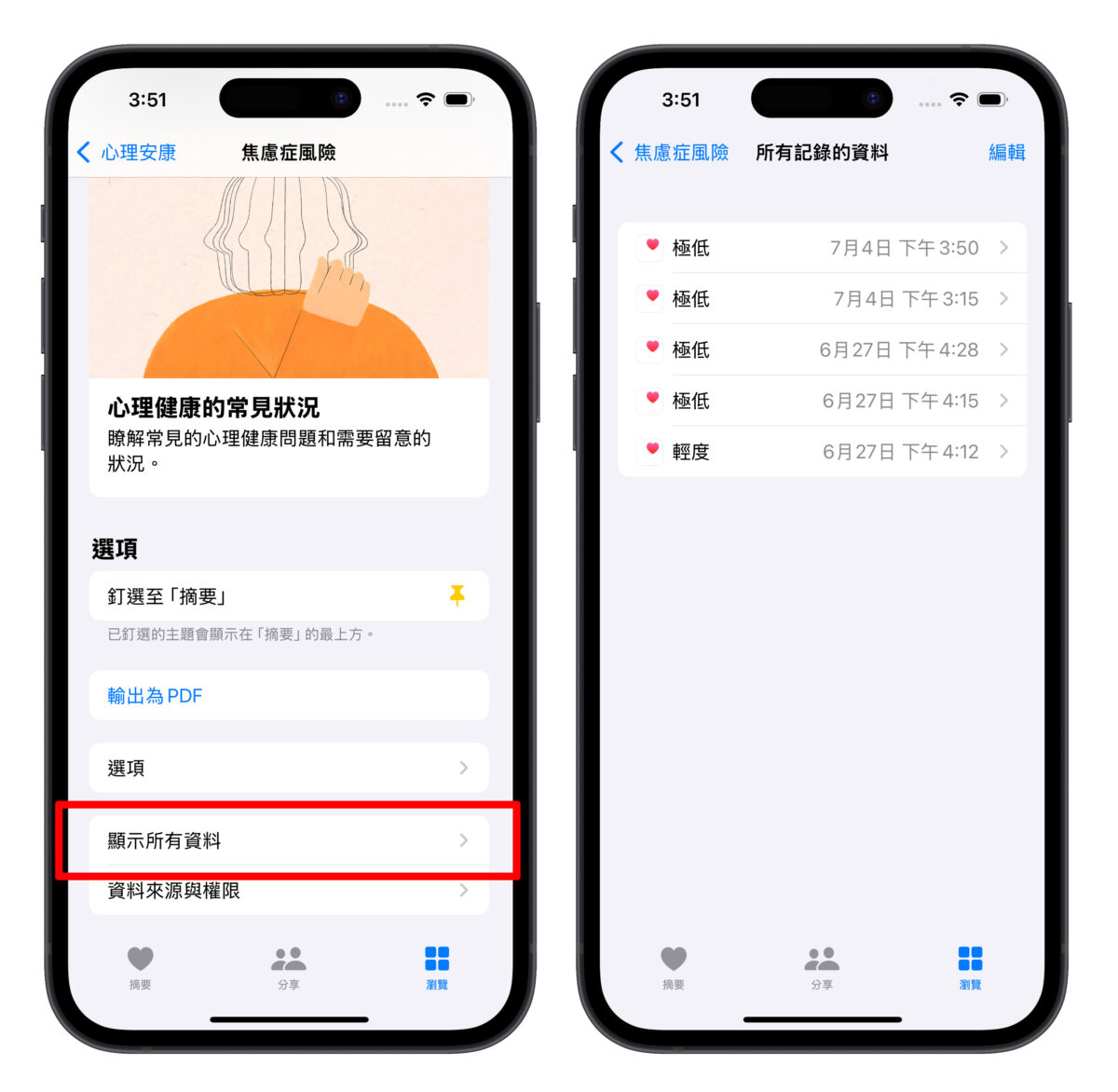 iOS iOS 17 iPhone 健康 心理健康 心理安康 情緒 紀錄情緒 焦慮症 憂鬱症