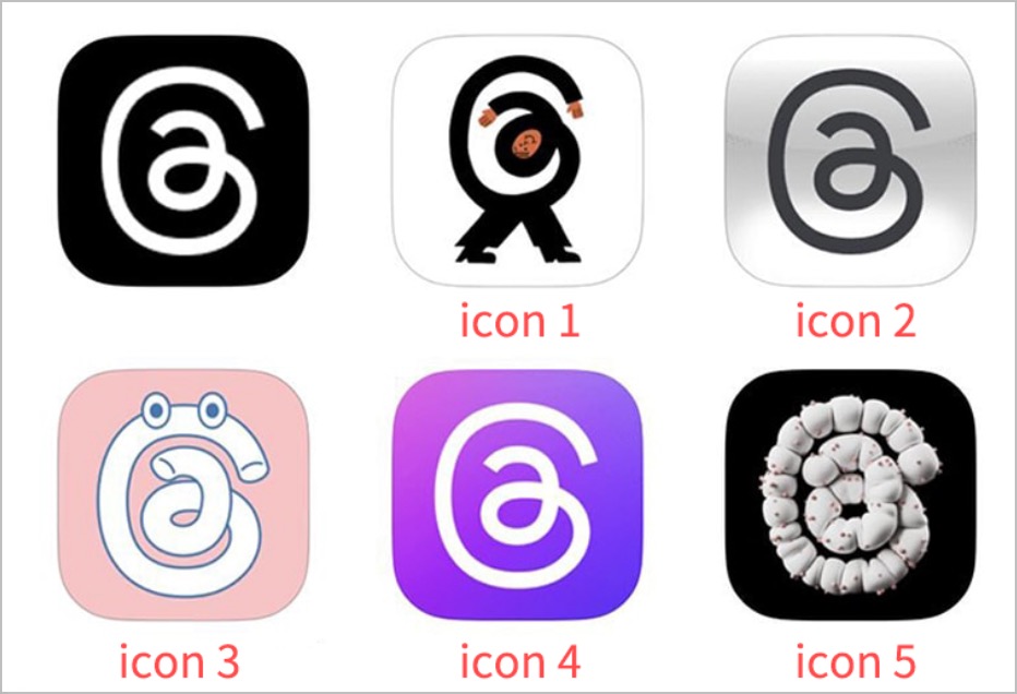 Threads icon 更換 捷徑 一週年
