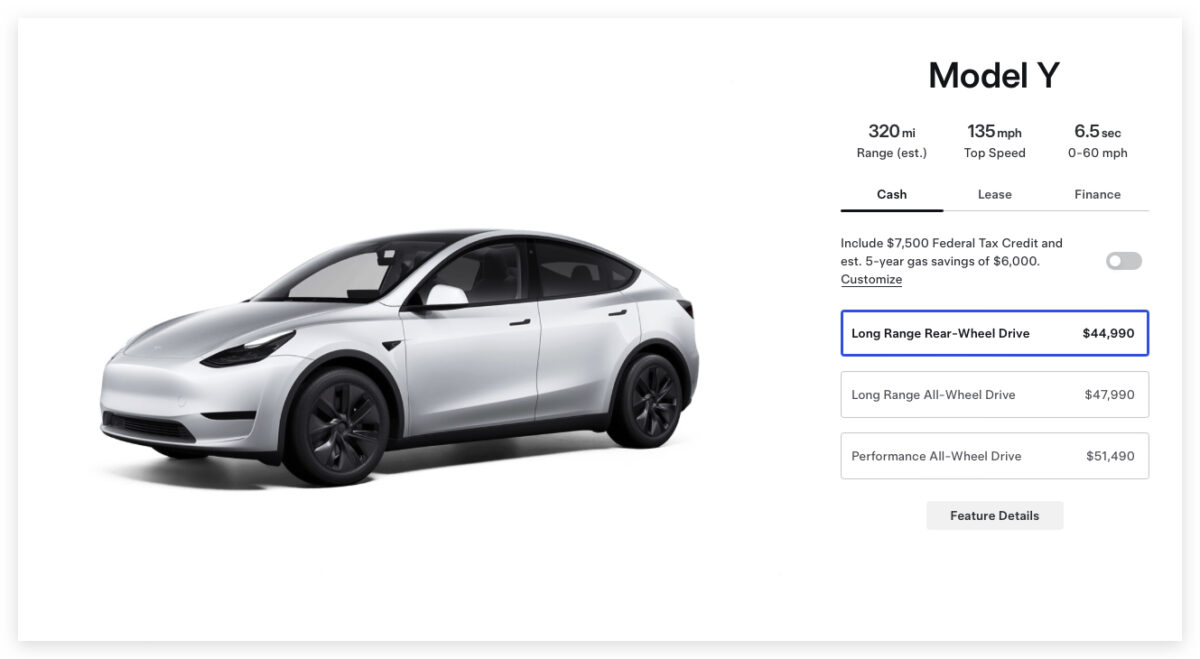 特斯拉 Tesla Model Y 續航升級