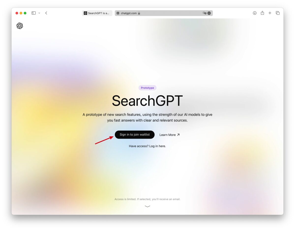 OpenAI SearchGPT