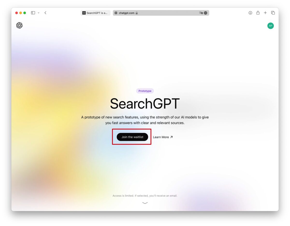 OpenAI SearchGPT