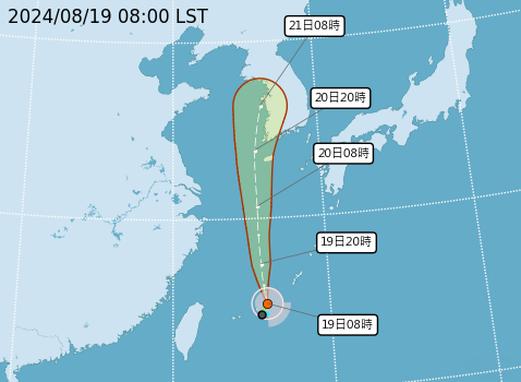 雲雀颱風路徑