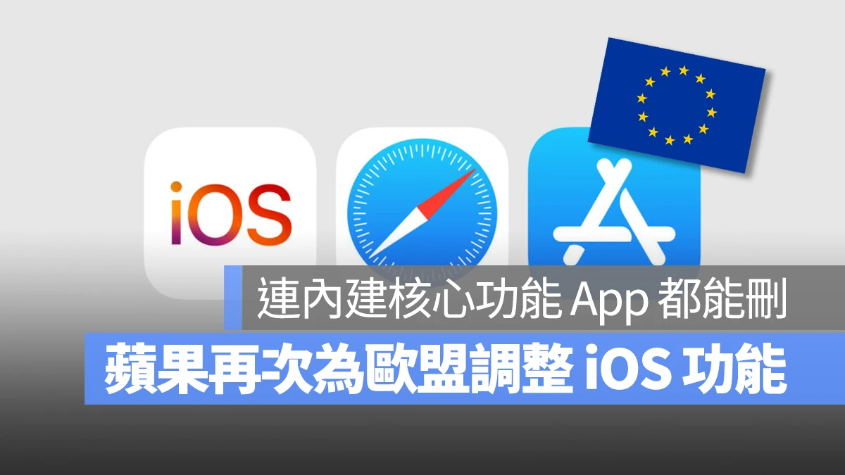 iOS iPhone iOS 18 歐盟數位市場法 數位市場法