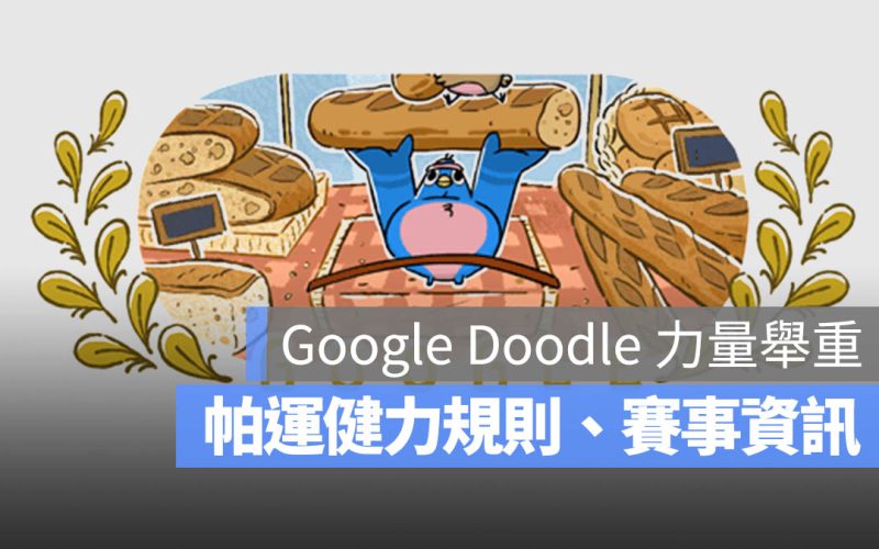 【帕運力量舉重】Google Doodle 帶你了解健力項目規則、台灣選手資訊