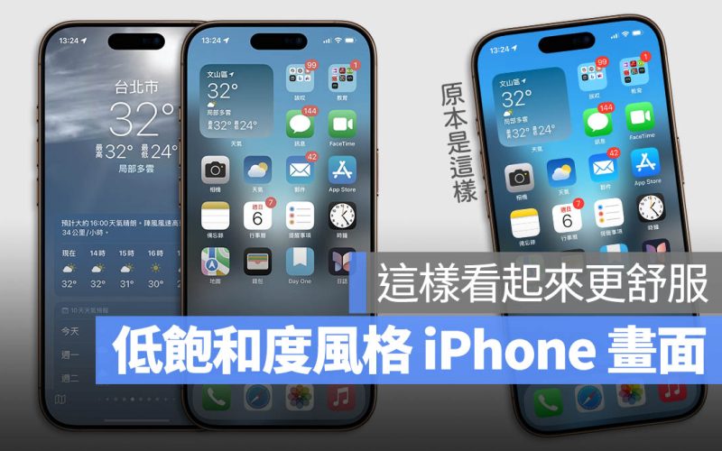 iPhone 低飽和度螢幕設定技巧，這樣看畫面更舒服還帶點文青感