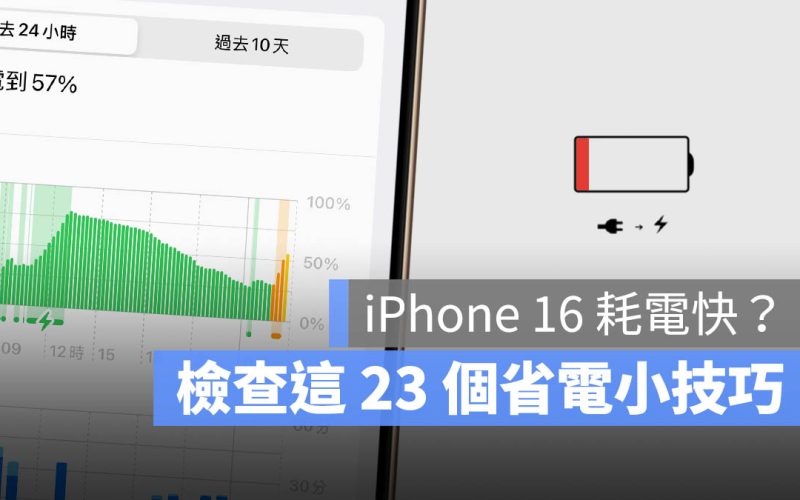 iPhone 16 Pro 耗電很快？用這 23 個省電技巧改善耗電太快問題