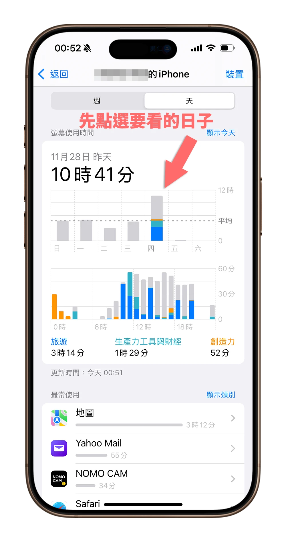 iPhone 螢幕使用時間