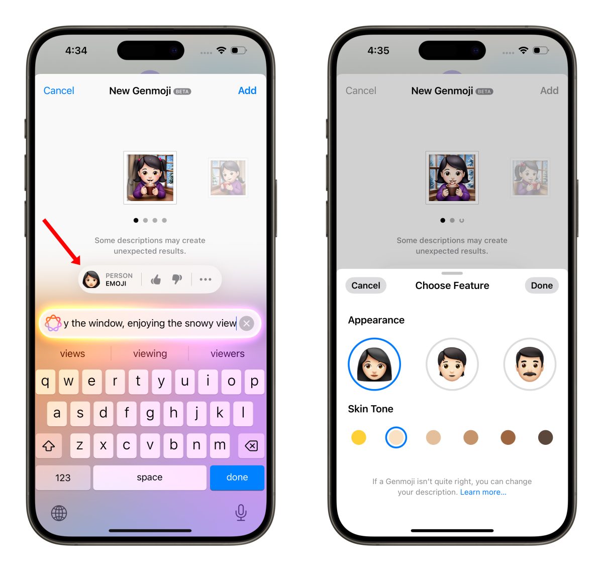 iOS iPhone iOS 18.2 Apple Intelligence Genmoji