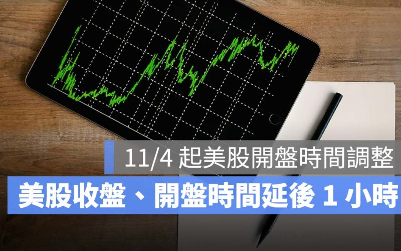 11/4 起美股開盤時間調整:收盤、開盤時間延後 1 小時