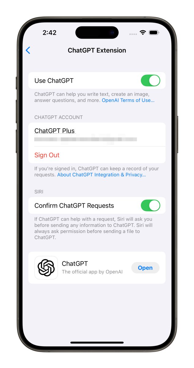 iOS iPhone iOS 18.2 Apple Intelligence ChatGPT Siri 寫作工具